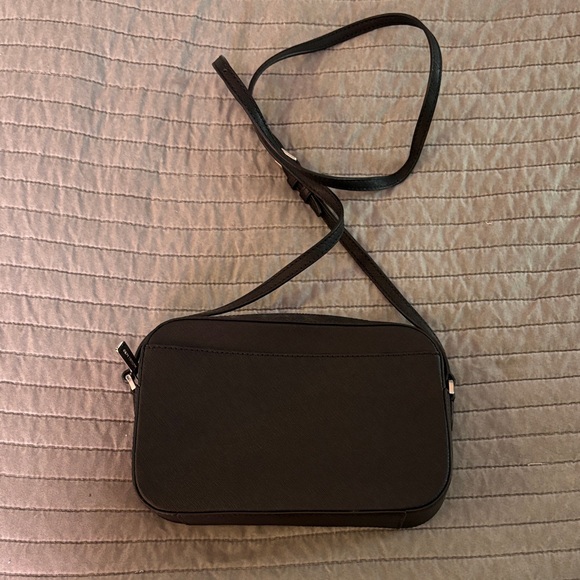 Michael Kors Black Crossbody with Silver Chain - Picture 2 of 3